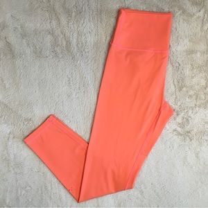 ZYIA Active Coral Moon Brilliant Hight Rise Crop Leggings Size 8-10